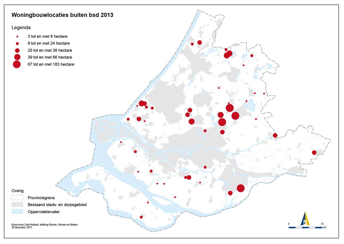 Woningbouwlocaties buiten bsd 2013