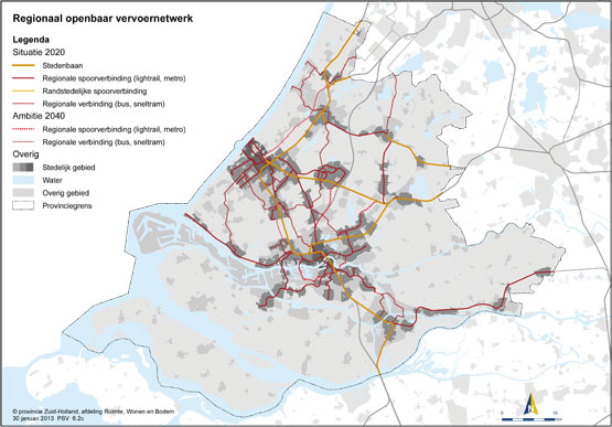 regionaal openbaar vervoer-netwerk