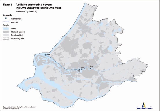 Veiligheidszonering oevers Nieuwe Waterweg en Nieuwe Maas