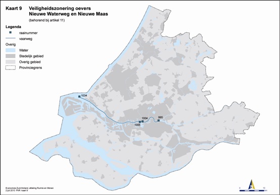 Veiligheidszonering oevers Nieuwe Waterweg en Nieuwe Maas